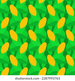Ear of corn pattern seamless. Baby fabric texture
