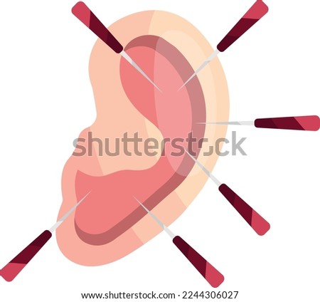 Ear Correction or EarFold Creation vector icon design, beauty and personal care symbol, cosmetics and dermatologist sign, body aesthetics stock illustration, Non-surgical ear pinning concept