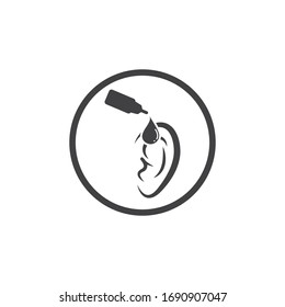 ear drops vector illustration icon design