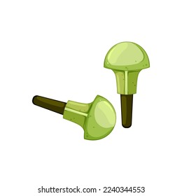 ear earplugs noise cartoon. ear earplugs noise sign. isolated symbol vector illustration