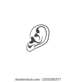 Ear Hearing Logo Creative Design Template Vector