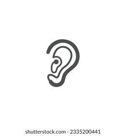 Ear Hearing Logo Creative Design Template Vector