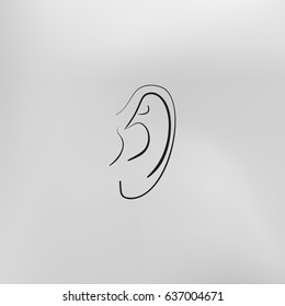 Ear icon