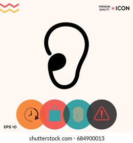 Ear icon