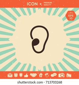 Ear icon