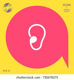 Ear icon