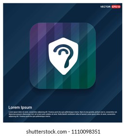 Ear icon - Free vector icon