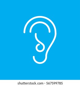 ear icon illustration isolated vector sign symbol