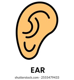 Ear Icon for Medical Icon Element