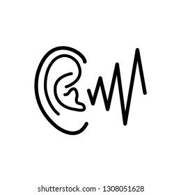 ear icon template trendy