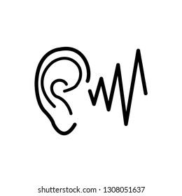 ear icon template trendy