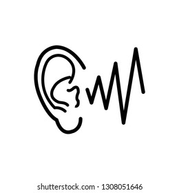 ear icon template trendy