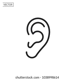 Ear Icon Vector