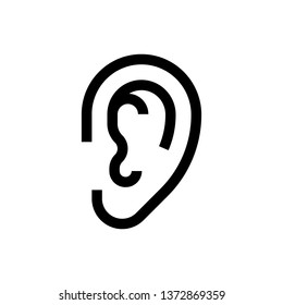 Ear Icon Vector