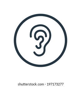 Ear Icon Vector