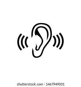 Ear Icon Vector Design Symbol Illustration