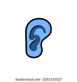 ear icon vector design templates 