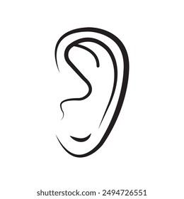 ear icon vector illustration symbol design