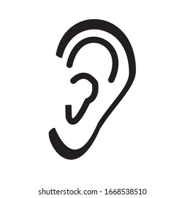 ear icon vector ilustration sign design