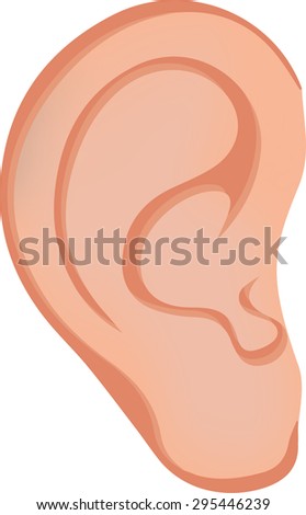 Ear Illustration Stock Vector (Royalty Free) 295446239 - Shutterstock