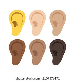 Ear Illustration Vector Hear Emoji