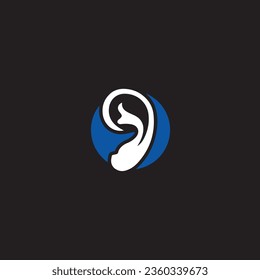 The Ear Initial Logo Vector element. Initial logo template