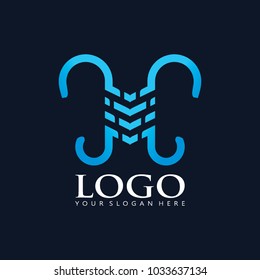 Ear Listen butterfly logo icon vector