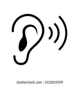 1,523 Cartoon human ears black white Images, Stock Photos & Vectors ...