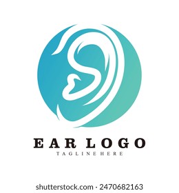 Ear logo design with creative concept