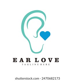 Ear logo design with creative concept
