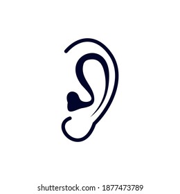 Ear logo design vector template, Organs logo design concept, Icon symbol