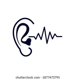 Ear logo design vector template, Organs logo design concept, Icon symbol