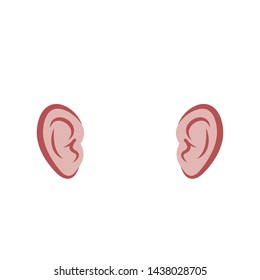 Ear logo icon vector design template design