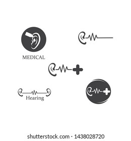 Ear logo icon vector design template design