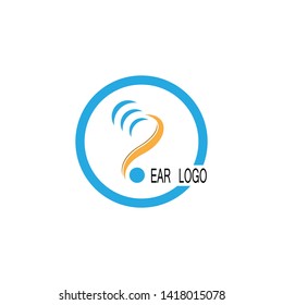 ear logo and symbols vector app icons