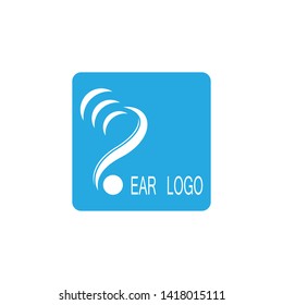 ear logo and symbols vector app icons