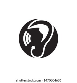 ear logo and symbols vector app icons
