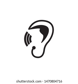 ear logo and symbols vector app icons
