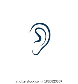 ear Logo Template vector icon