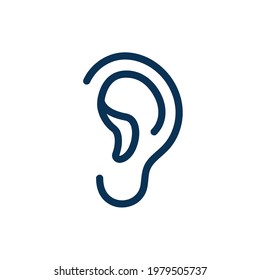 ear Logo Template vector icon