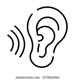 ear Modern concepts design, vector illustration