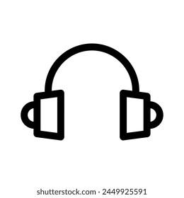 ear muffs icon or logo isolated sign symbol vector illustration - high quality black style vector icons
