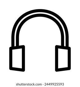 ear muffs icon or logo isolated sign symbol vector illustration - high quality black style vector icons
