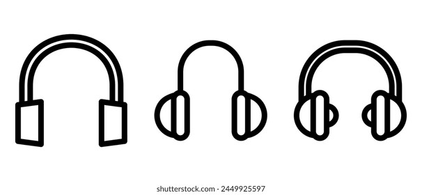 ear muffs icon or logo isolated sign symbol vector illustration - high quality black style vector icons
