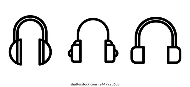 ear muffs icon or logo isolated sign symbol vector illustration - high quality black style vector icons
