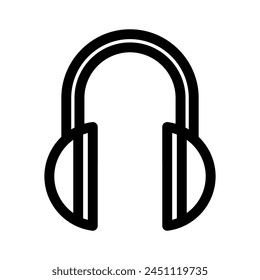 ear muffs icon or logo isolated sign symbol vector illustration - high quality black style vector icons
