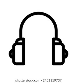 ear muffs icon or logo isolated sign symbol vector illustration - high quality black style vector icons
