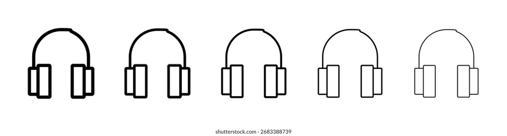 Ilustración de Arte vectorial de icono de orejeras