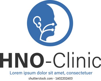 Ear nose throat logo icon clinic praxis 