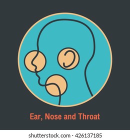 Ear Nose And Throat Logo Vector